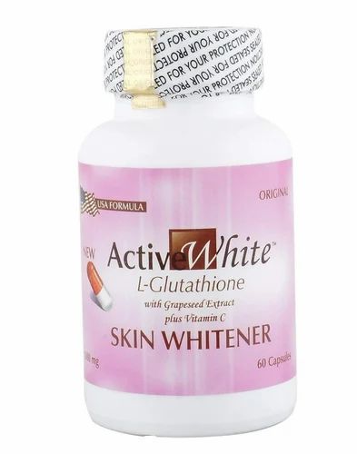 Active White L Glutathione Skin Whitener Capsules