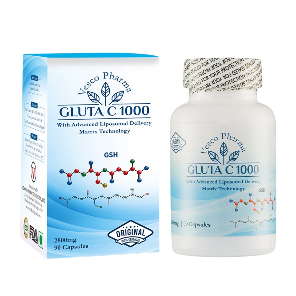 Vesco Pharma Gluta C 1000 Glutathione Capsules