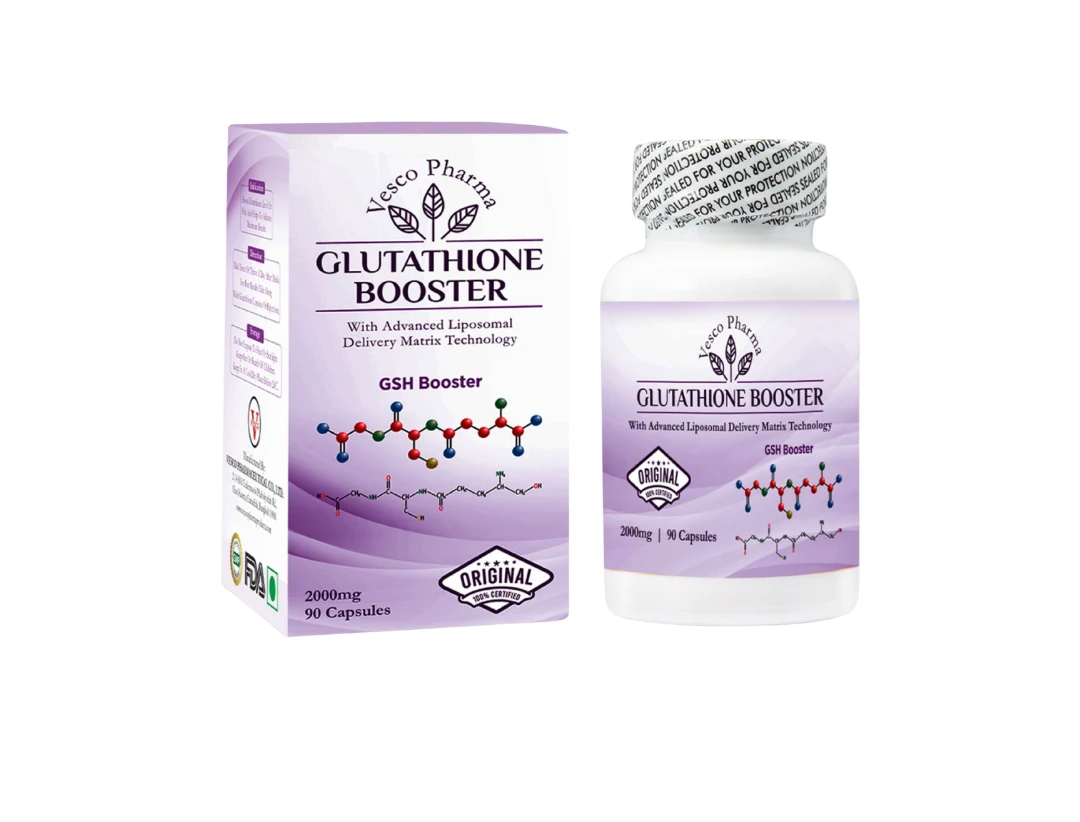 Vesco Pharma Glutathione Booster Capsules | Skin Brightening & Detox Support